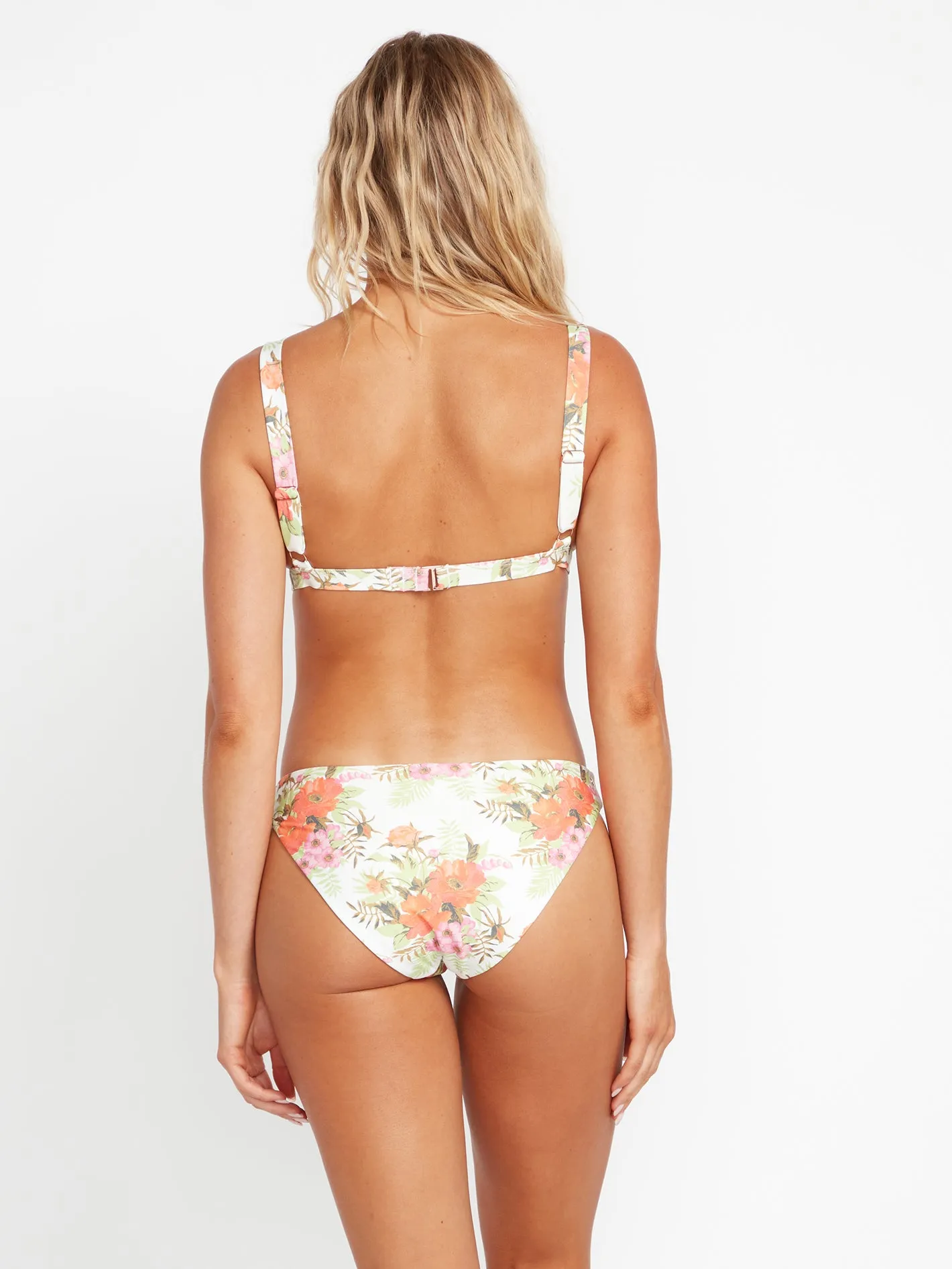 Desert Blooms Hipster Bikini Bottoms - White Combo