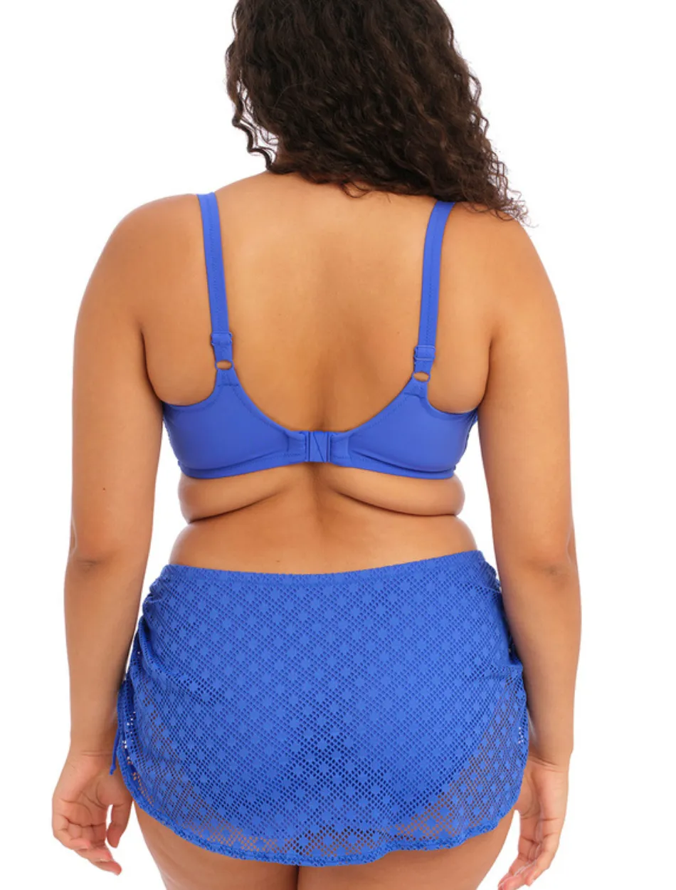 Elomi Bazaruto Bikini Underwire Plunge Bikini Top, Sapphire Blue | Blue Plunge Bikini Tops