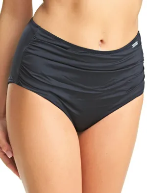 Fantasie Versailles Gathered Deep Brief Panties with Control Lining, Black