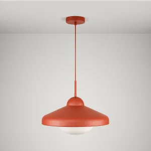 FREYA Pendant Ceiling Light - Rust Red