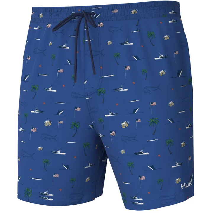 Huk Pursuit Volley Swim Trunks