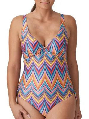 Kea Plunge Swimsuit - Rainbow Paradise