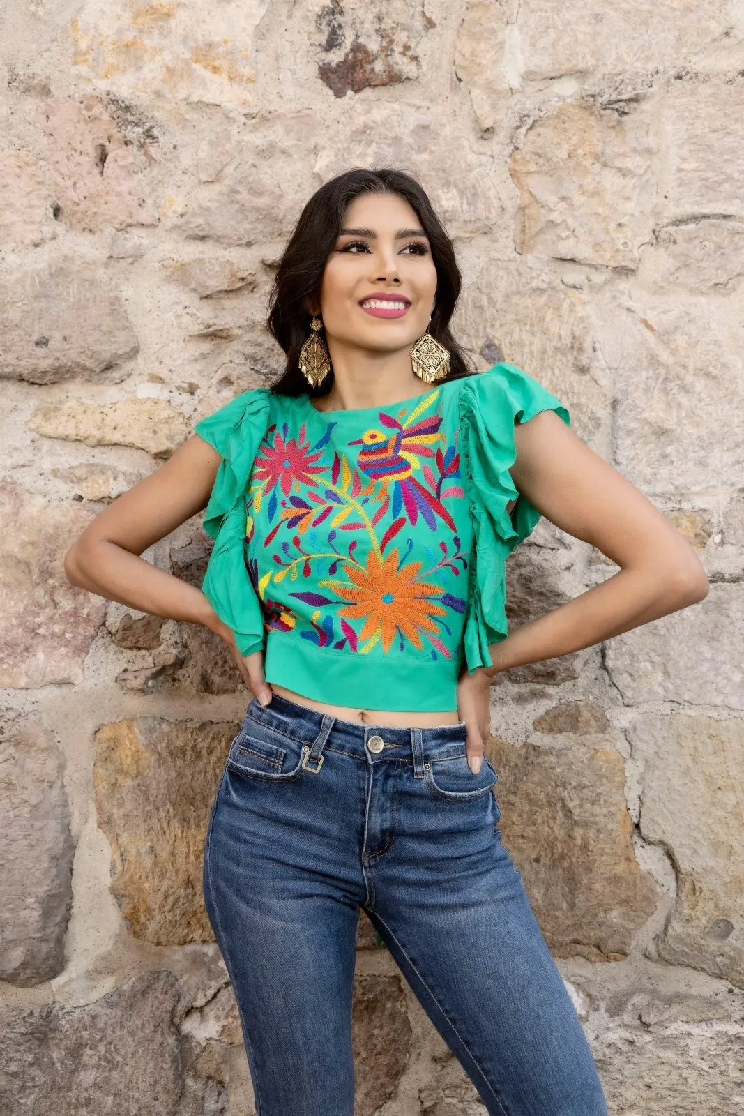 Layla Otomi Crop Top