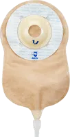 Marlen Manufacturing UltraLite™ One-piece Urostomy Pouch with Skin Shield™ Deep Convex Adhesive Skin Barrier and E-Z Drain Valve 1-3/4" Opening, 9-1/4" L x 5-3/4" W, Transparent, 16Oz, Odor-proof