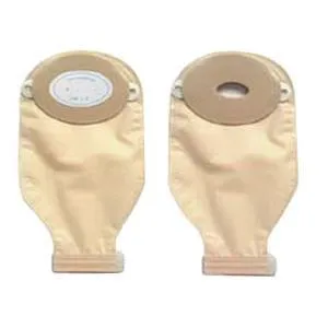 Nu-Flex 1-Piece Adult Drainable Pouch Cut-to-Fit Convex 1-3/4" x 3-1/4" Oval