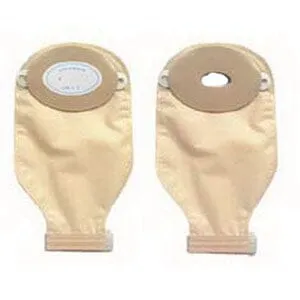 Nu-Hope One-Piece Post-Op Trim-to-fit Convex Adult Drainable Pouch with Nu-Comfort™ Barrier and Roll-up Closure 1-1/8" x 2" Inside Cutting Area Oval, 3-1/4" x 4-5/8" OD, 11" L x 5-3/4" W, 24 oz, Standard