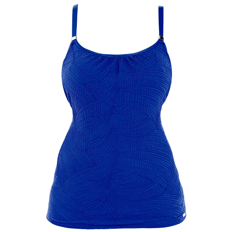 Ottawa Pacific Blue Scoop Neck Tankini Top - Fantasie Swim