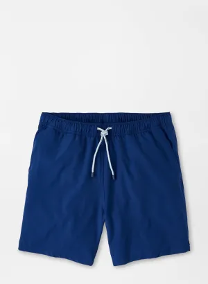 Peter Millar Crown Solid Swim Trunk - ATLANTIC BLUE