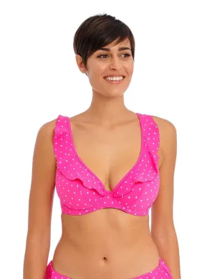 Raspberry Jewel Cove Underwire High Apex Bikini