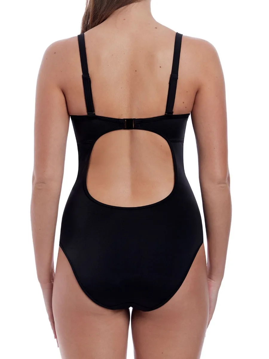 Remix Plunge Swimsuit - Black