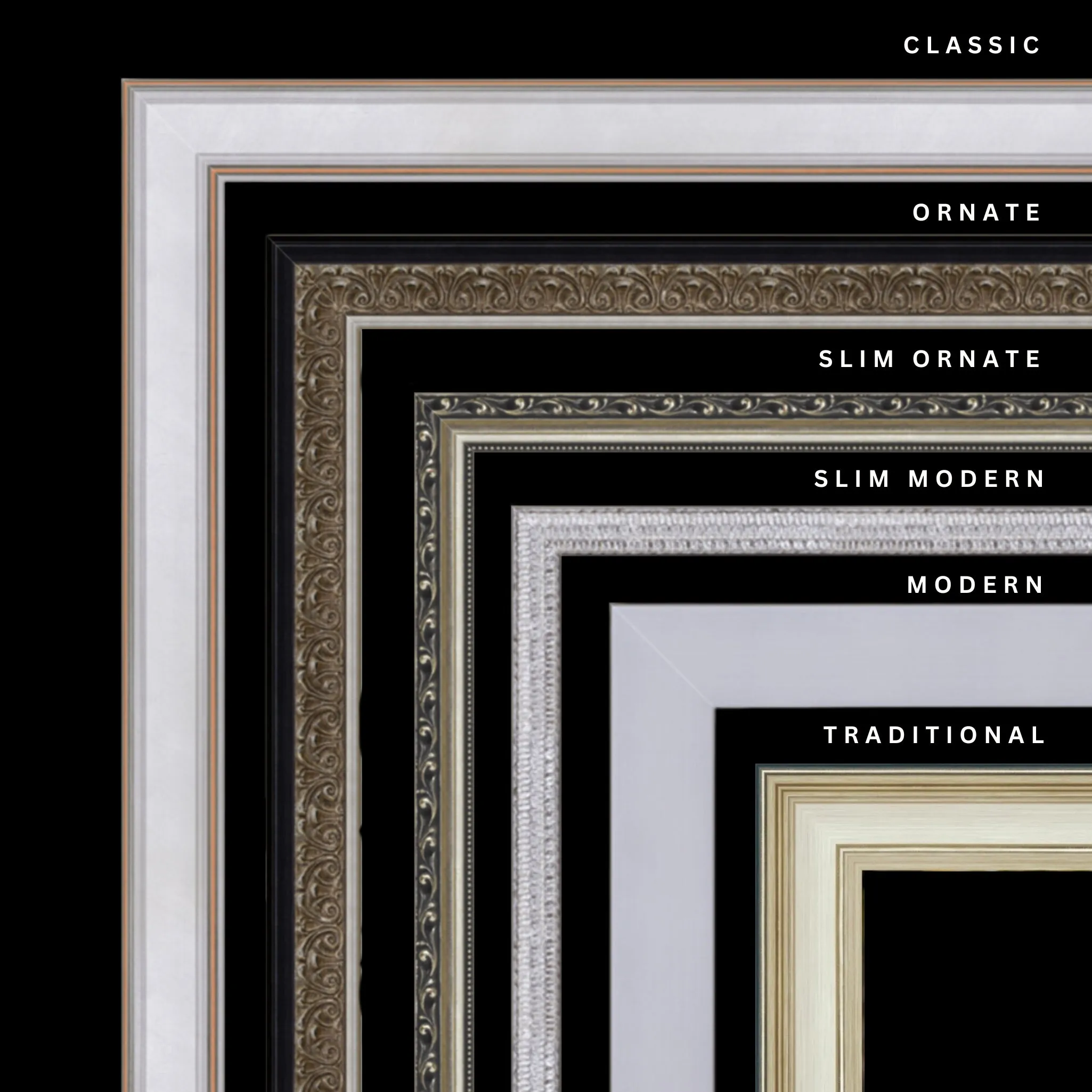 Silver 18x26 Picture Frame Ornate Traditional Classic Antique