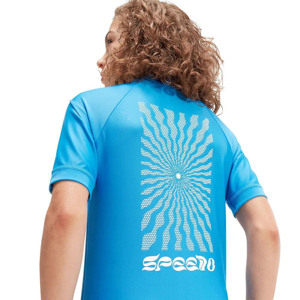 Speedo Boy's Short Sleeve Rash Top