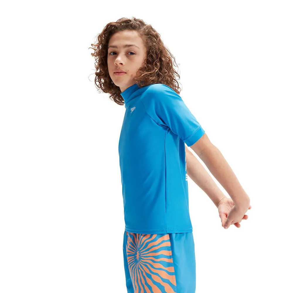 Speedo Boy's Short Sleeve Rash Top