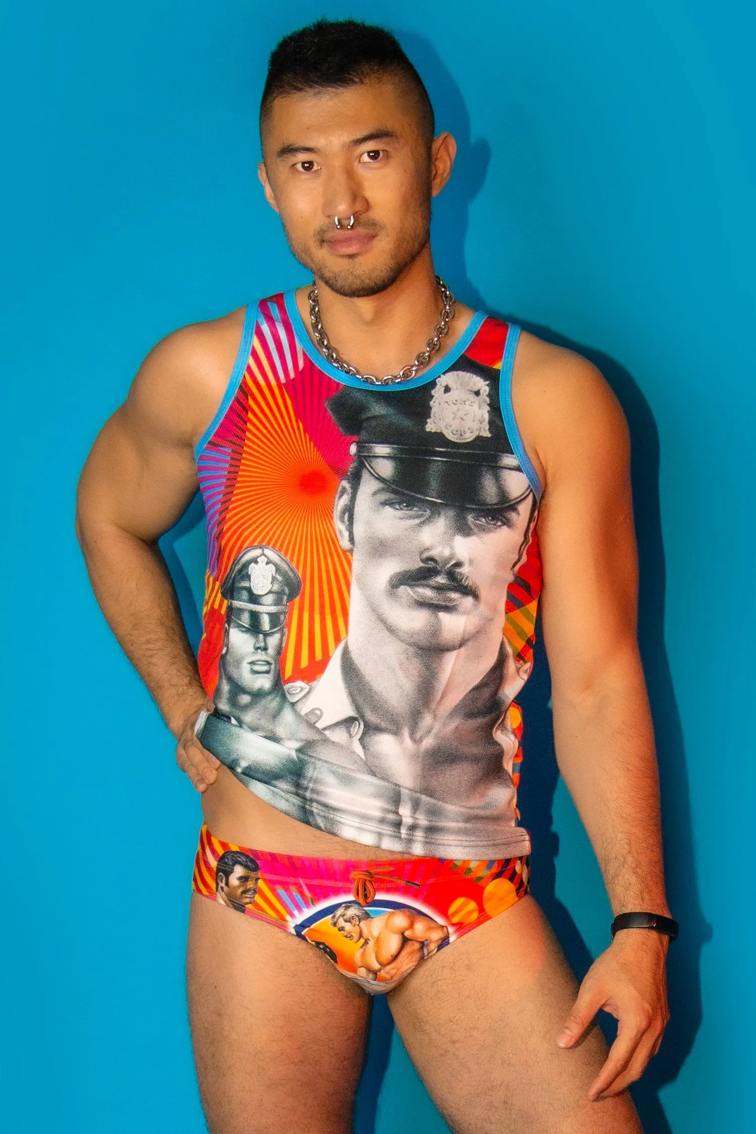 Tom of Finland Limited Edition Pride Swim Briefs by Peachy Kings