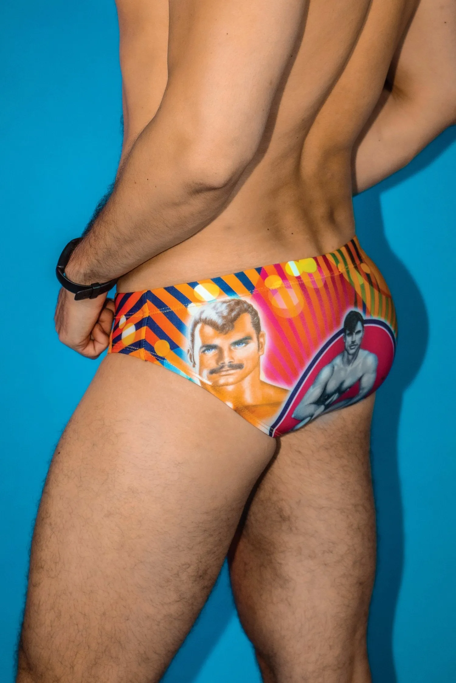 Tom of Finland Limited Edition Pride Swim Briefs by Peachy Kings